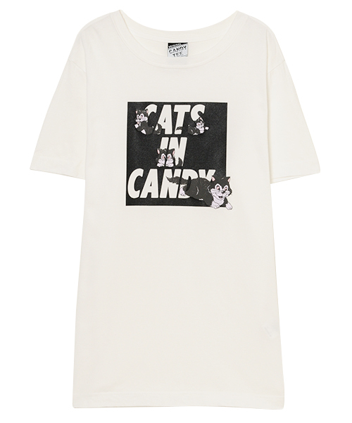 CATS IN CANDY TEE