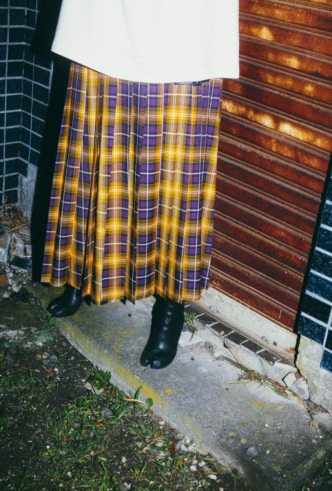 ZIP HOODIE / FLARE VOLUME PANTS --3