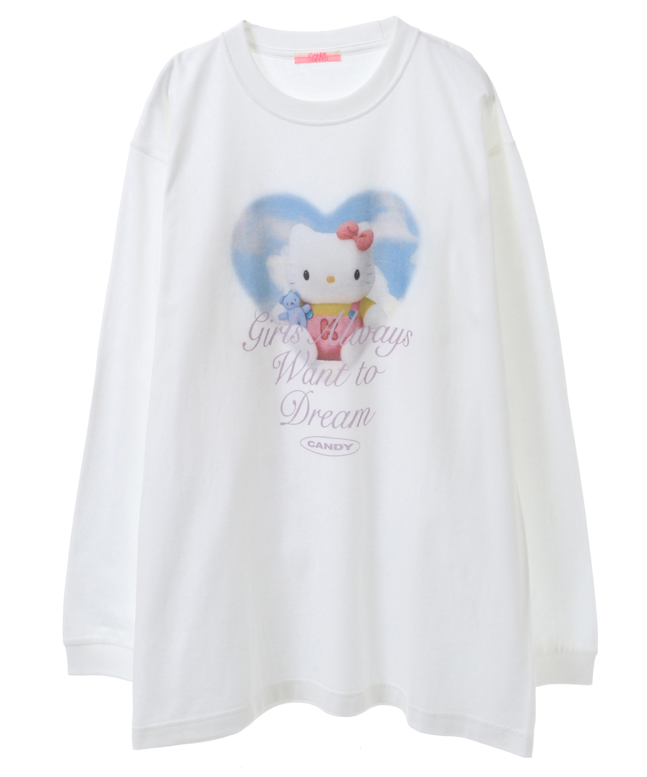 HELLO KITTY×Candy Stripper】ANGEL HELLO KITTY SWEAT