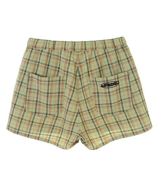 COZY CHECK SHORT PANTS