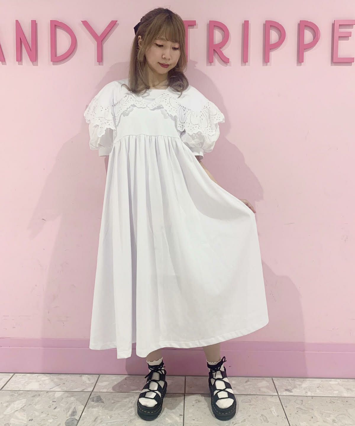 BIG COLLAR DRESS | Candy Stripper（キャンディ ストリッパー 