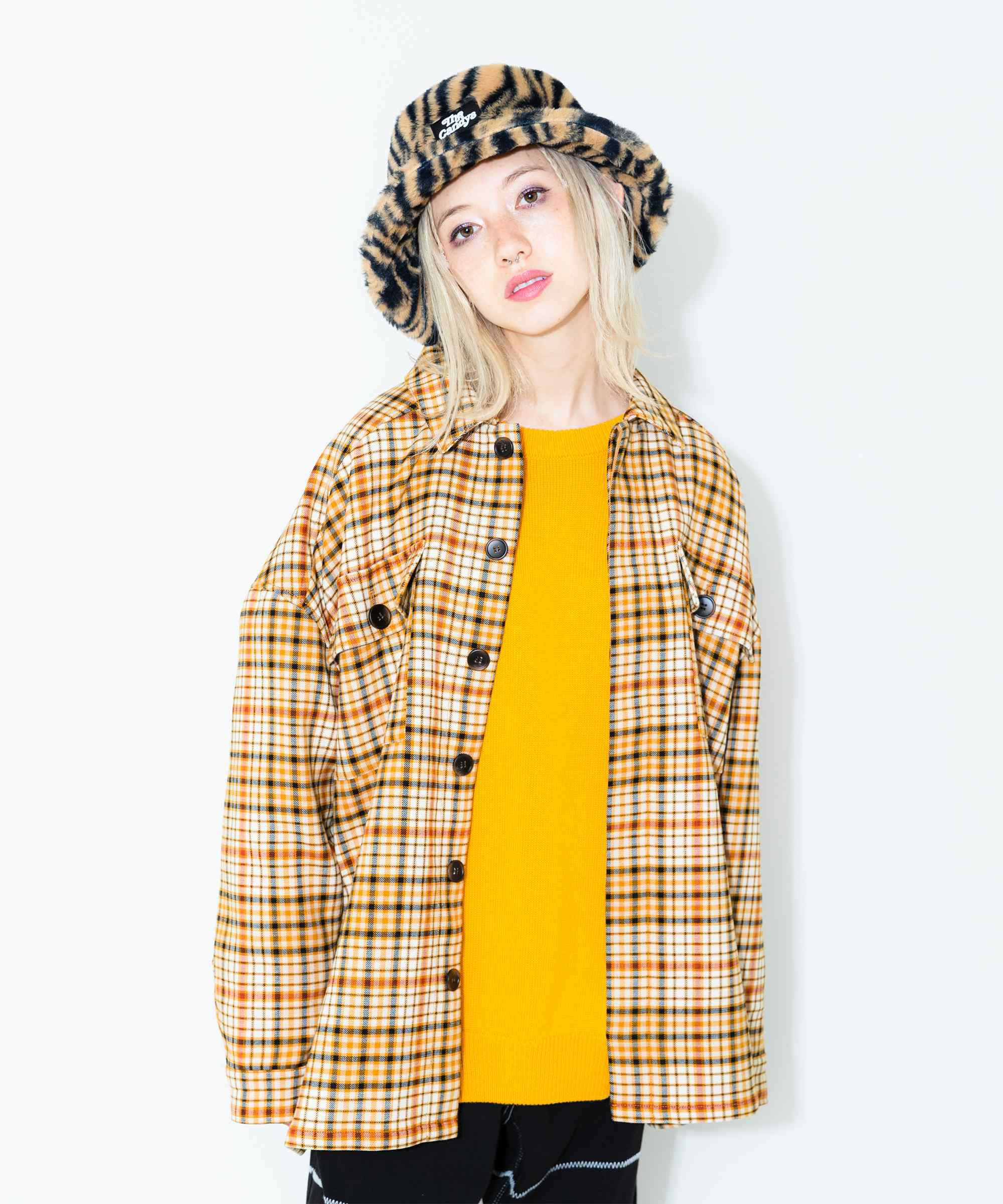 TIGER/PLAID CPO OVER JACKET | Candy Stripper（キャンディ 