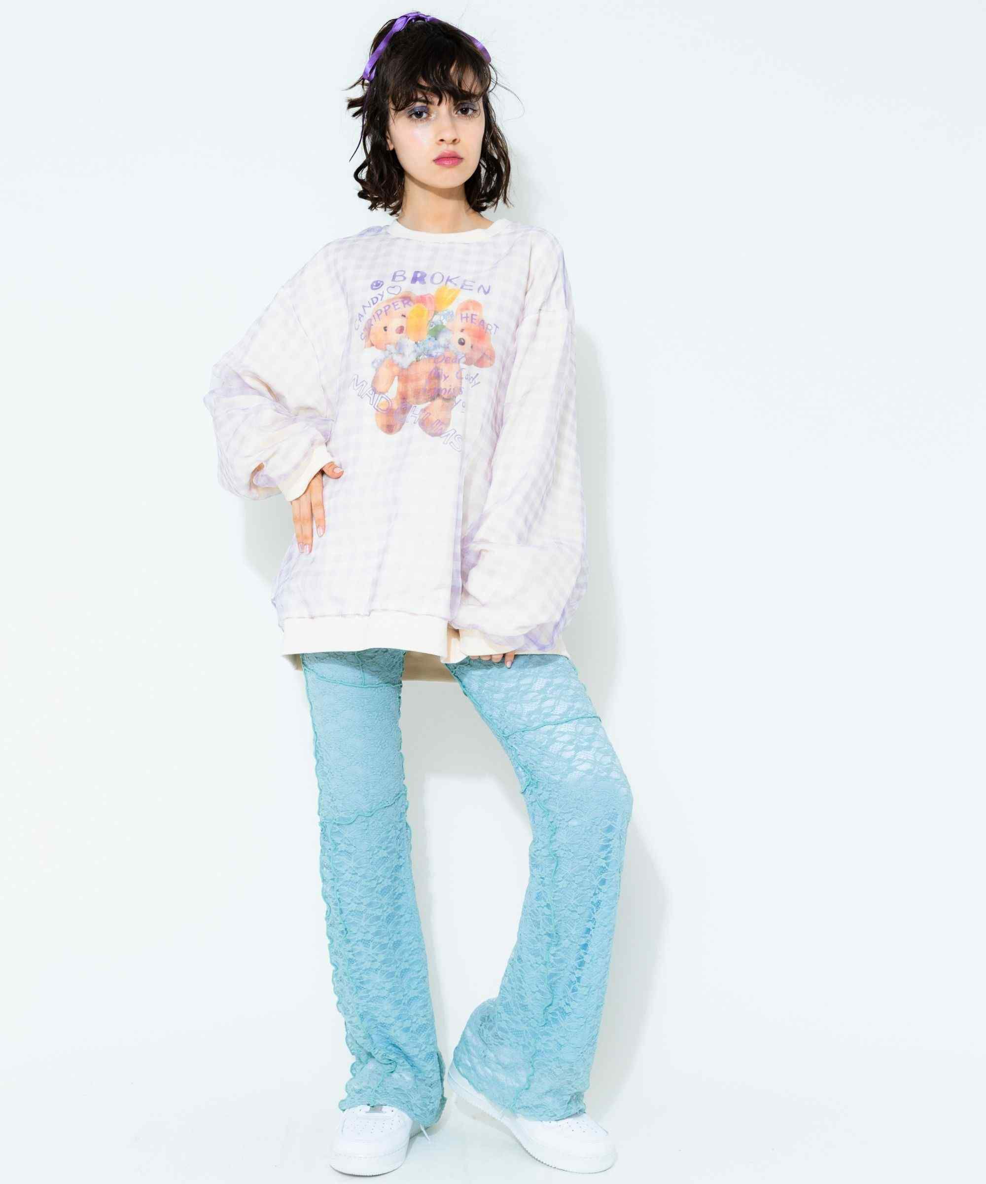 RANDOM SWITCHED LACE PANTS | Candy Stripper（キャンディ ...