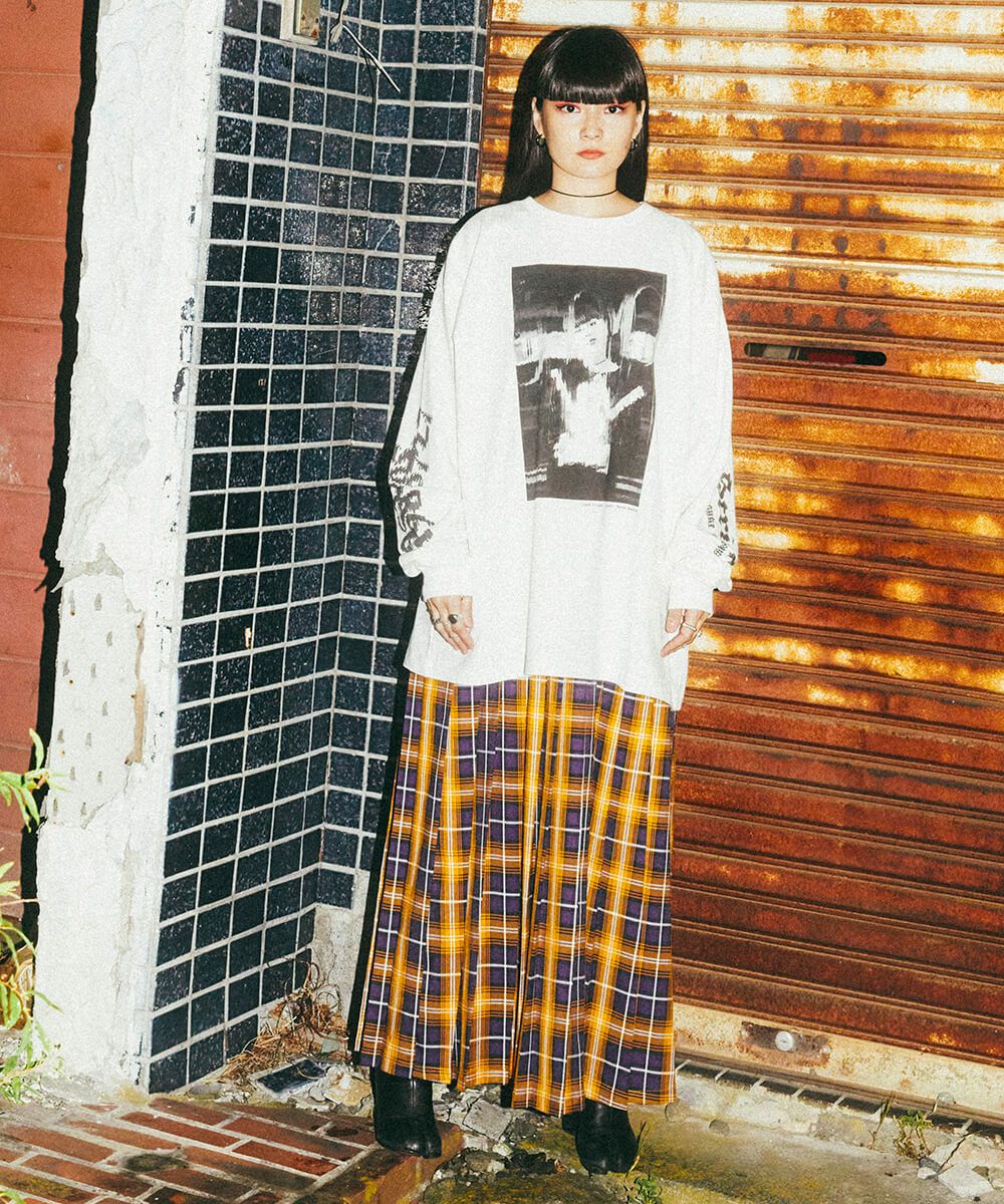 河村康輔 秋元梢 Candy Stripper Photo Collage L S Tee Mono Candy Stripper キャンディ ストリッパー オフィシャル通販サイトcandy Store