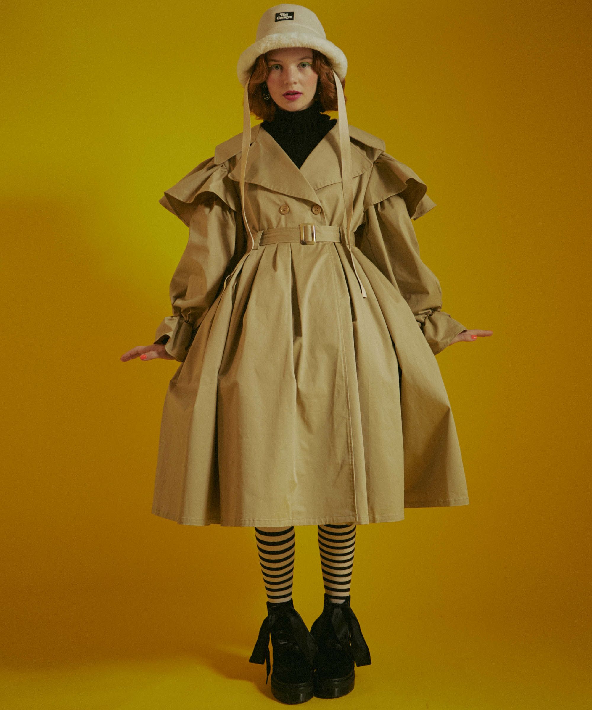 Candy Stripper MATURE TRENCH COAT - electrabd.com