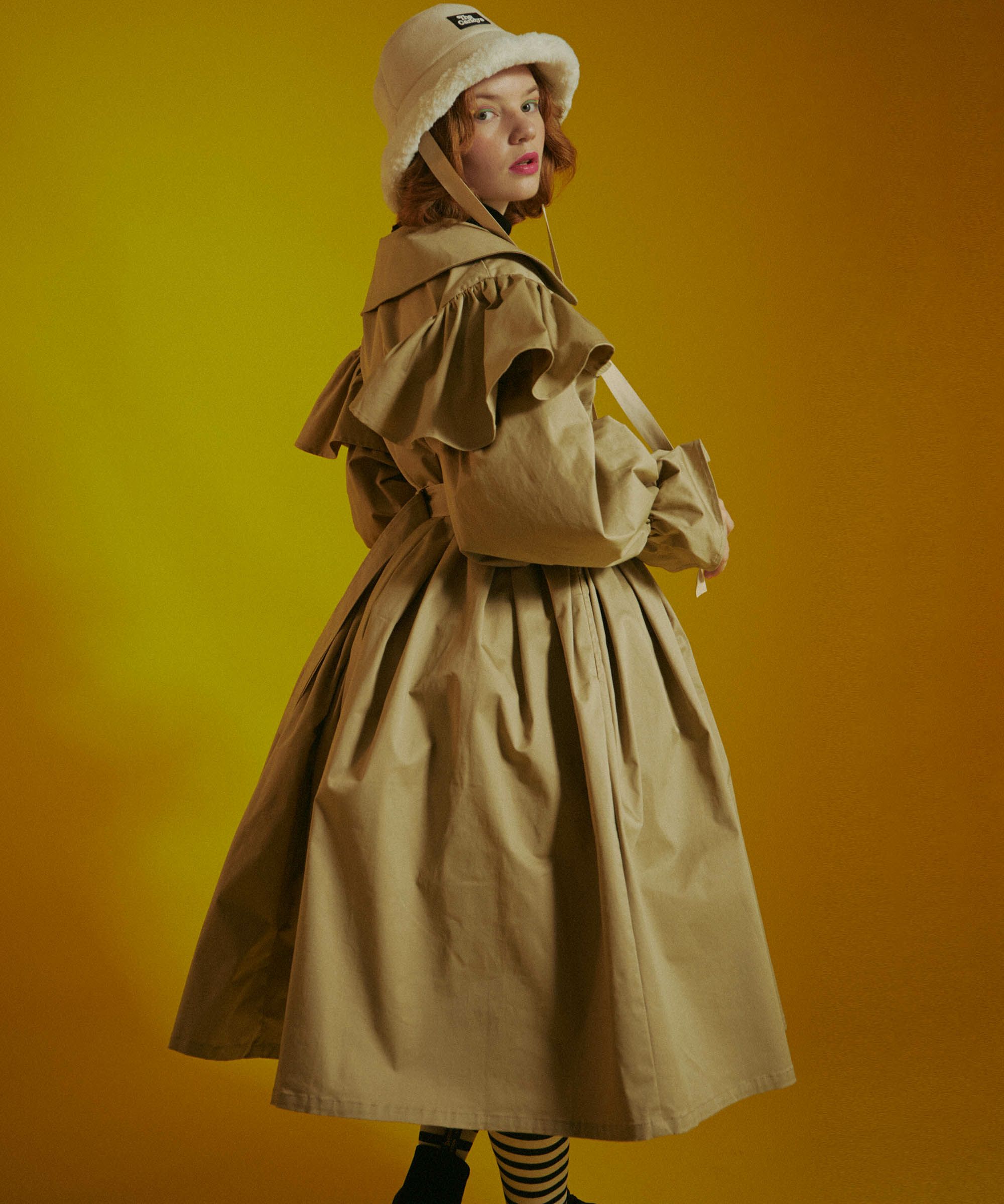 MATURE TRENCH COAT