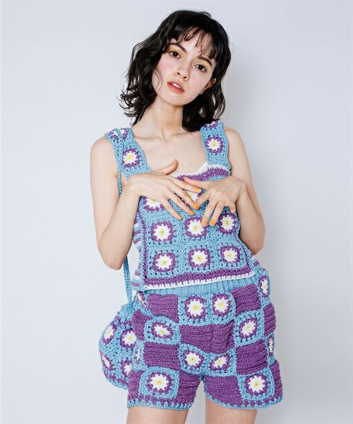 Candy Stripper キャンディストリッパー フラワー柄スカートパンツ DRESSED UP FLOWER SKIRT PANTS | Candy Stripper（キャンディ