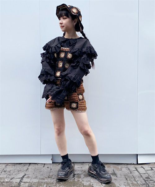 DRAWSTRING HALF PANTS | Candy Stripper（キャンディ
