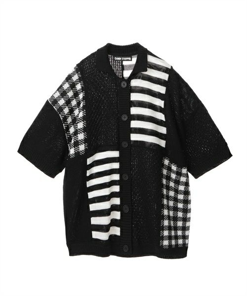 COVERED WITH PATTERNS KNIT CARDIGAN | Candy Stripper（キャンディ ...