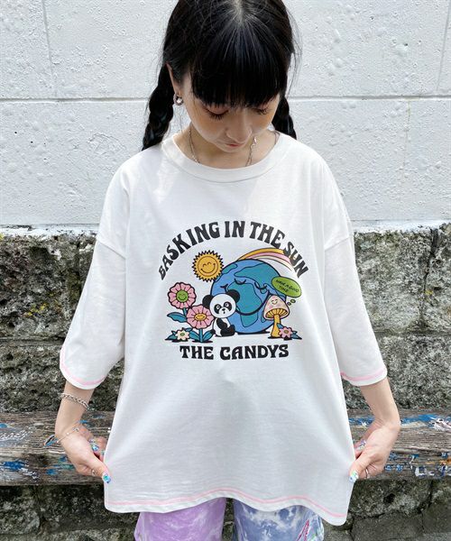 Maison de FLEUR canone セレネのお昼寝リボンTシャツ | www