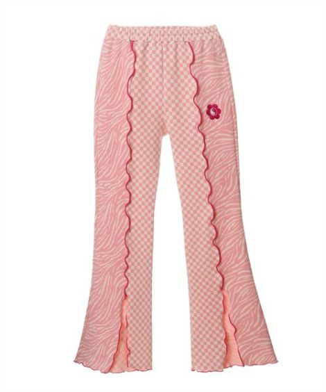 GINGHAM CHECK FLARE PANTS | Candy Stripper（キャンディ