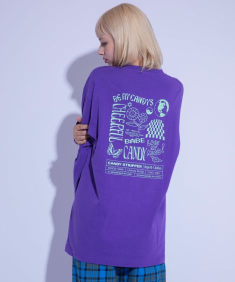 MIFFY SWEET DREAMS L/S TEE | Candy Stripper（キャンディ