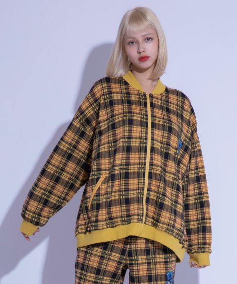 Candy Stripper CHECKERED BOA ジャケット # cartoonstock.businessday.ng