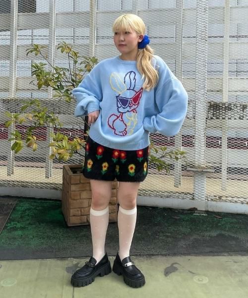 FLUFFY KNIT PANTS | Candy Stripper（キャンディ ストリッパー