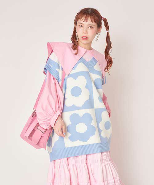 ADORABLE CANDY RIBBON SHOULDER BAG | Candy Stripper（キャンディ