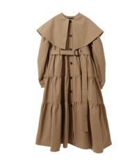 LYRICAL TIERED TRENCH COAT