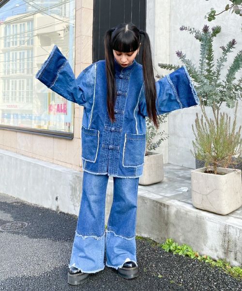 キャンディストリッパー COMBINED DENIM BLOUSON-