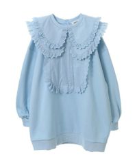 FRILL COLLAR SWEAT TOPS