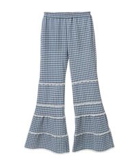 GINGHAM CHECK FLARE PANTS | Candy Stripper（キャンディ