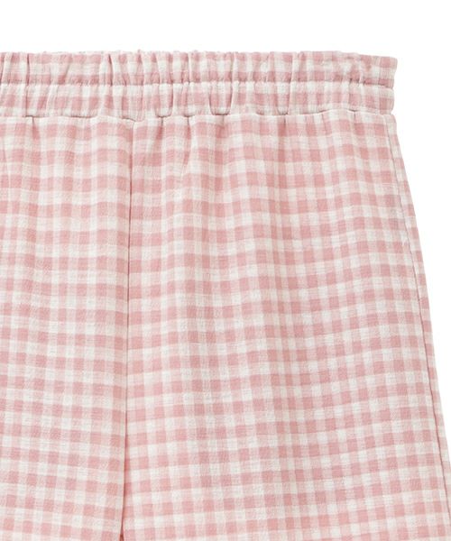 Candy stripper GINGHAM PANTS CHECK FLARE