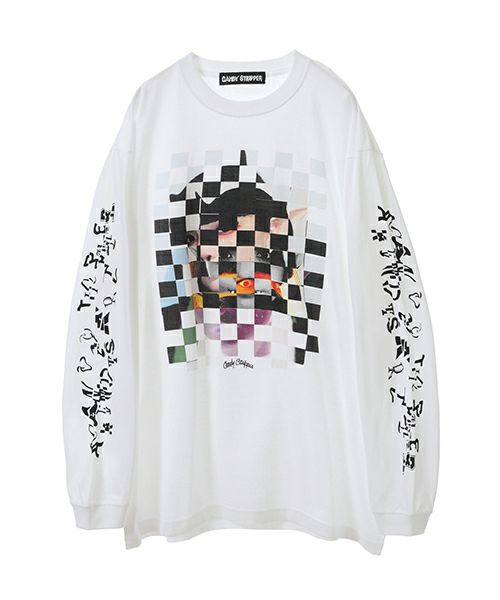 ugokamoto×秋元梢×Candy Stripper】PHOTO COLLAGE L/S TEE | Candy 