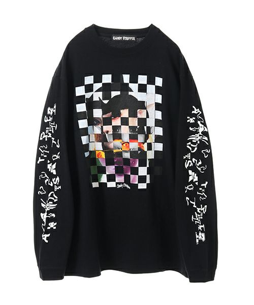 ugokamoto×秋元梢×Candy Stripper】PHOTO COLLAGE L/S TEE | Candy 