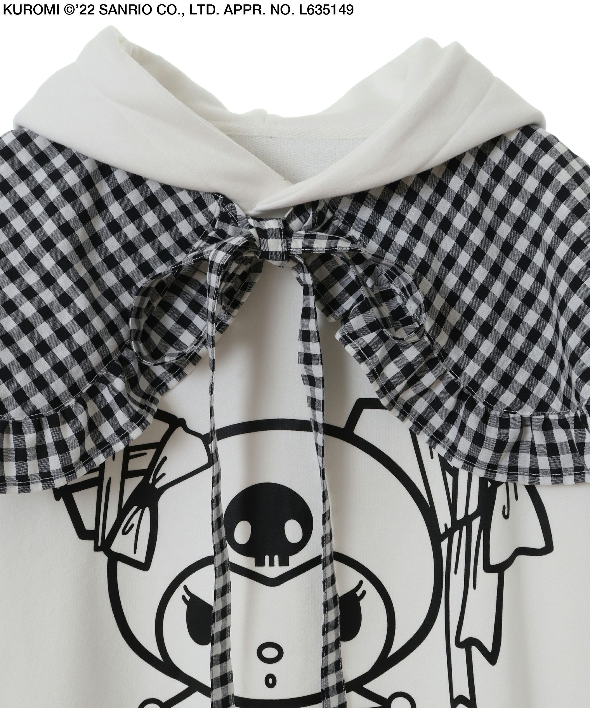 KUROMI BIG COLLAR HOODIE OP | Candy Stripper（キャンディ 