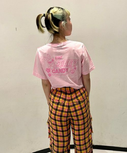 CHECK CHIFFON PANTS | Candy Stripper（キャンディ