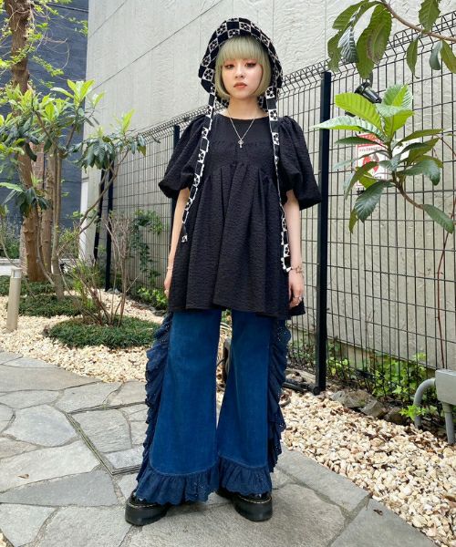 BE MY SELF DENIM PANTS インディゴネイビー-nielitexams.com