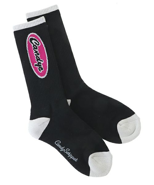 CANDY LOGO RIB SOCKS | Candy Stripper（キャンディ ストリッパー