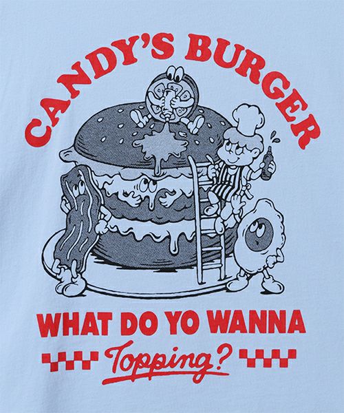 CANDY'S BURGER TEE | Candy Stripper（キャンディ ストリッパー ...