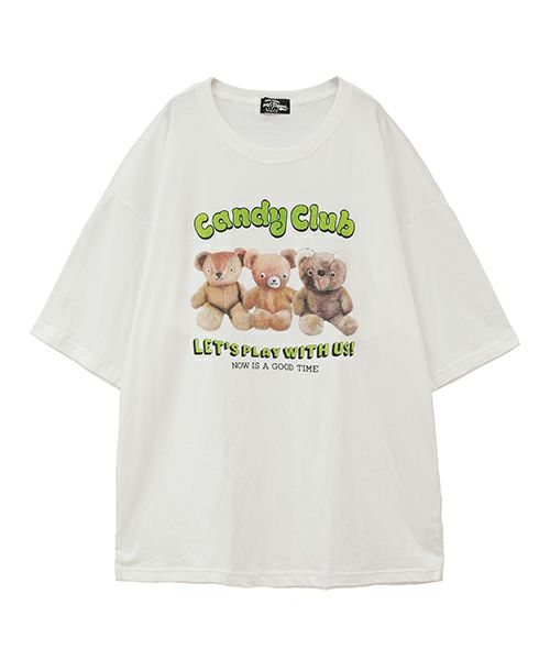 CANDY TEDDY CLUB BIGBIG TEE | Candy Stripper（キャンディ