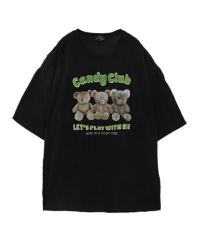 CANDY TEDDY CLUB BIGBIG TEE | Candy Stripper（キャンディ