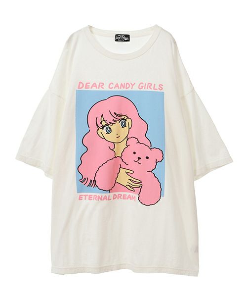 DEAR CANDY GIRLS BIGBIG TEE | Candy Stripper（キャンディ