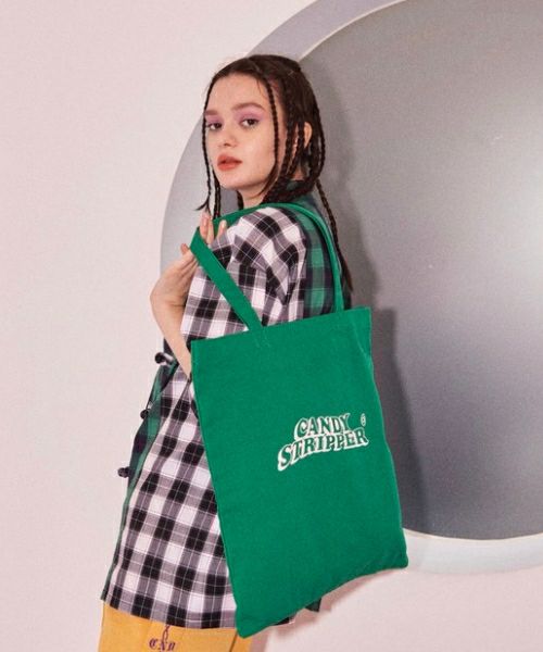 CANDY LOGO CANVAS TOTE BAG | Candy Stripper（キャンディ