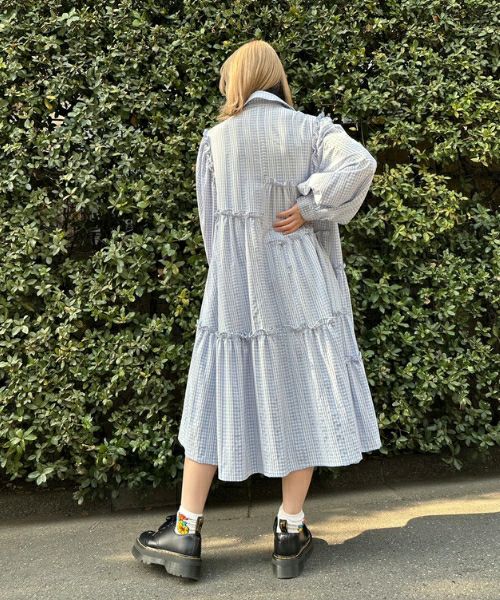 WEEKEND STRIPE SHIRT ONE-PIECE | Candy Stripper（キャンディ ...