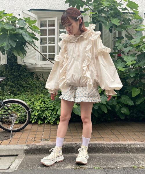 キャンディストリッパSOGIRLY SO SWEET FRILL BLOUSON - シャツ