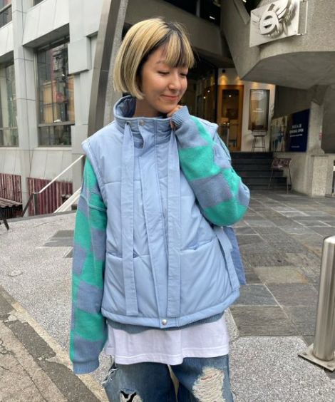 TO BE LAZY PANDA CHINA JERSEY BLOUSON | Candy Stripper