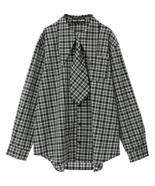 PRETEND CHECK SHIRT