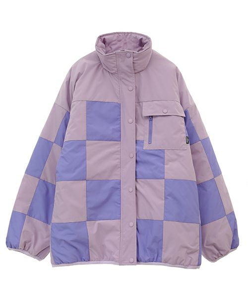 CHECKERED FLAG PADDING JACKET