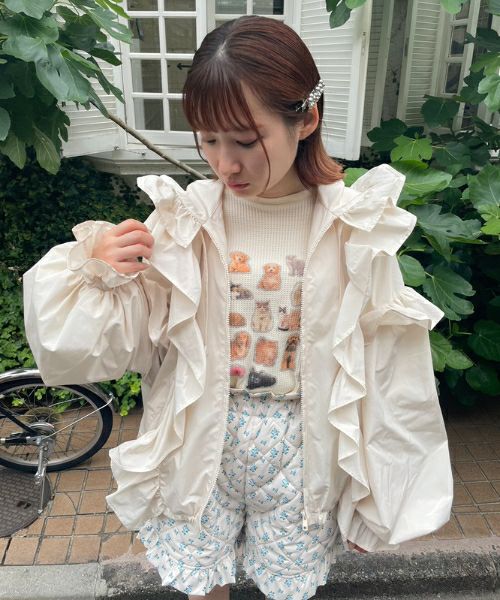 STICKERS LAYERED TOPS | Candy Stripper（キャンディ ストリッパー