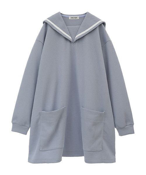 BIG SAILOR WAFFLE ONE-PIECE | Candy Stripper（キャンディ 