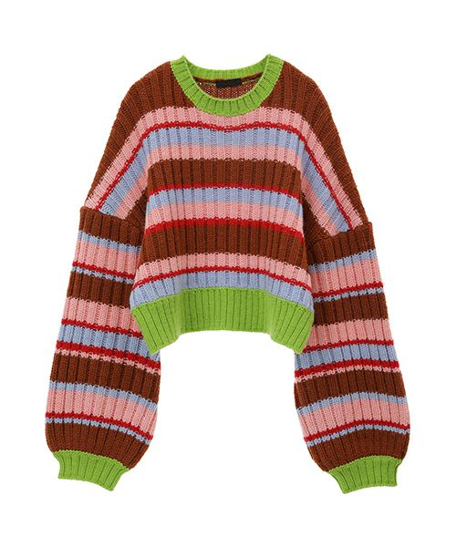 MULTI BORDER KNIT | Candy Stripper（キャンディ ストリッパー 