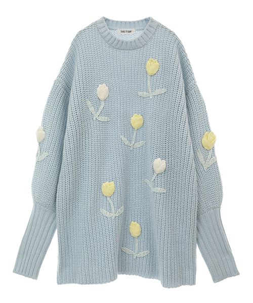 TULIP LOVER KNIT ONE-PIECE | Candy Stripper（キャンディ 