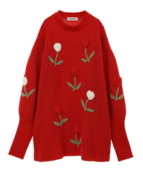 TULIP LOVER KNIT ONE-PIECE | Candy Stripper（キャンディ 