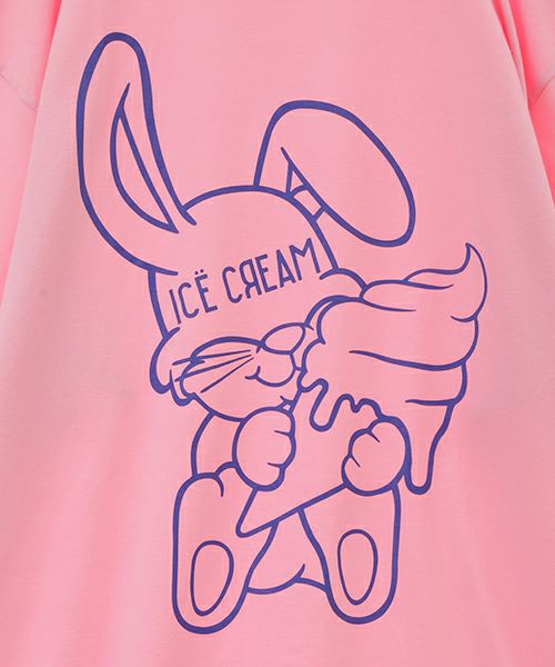 【アイスクリームフィーバーコラボ】ICE CREAM BUNNY BIG TEE