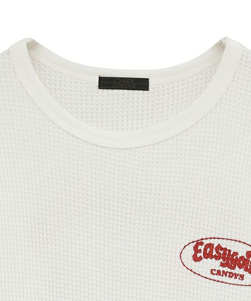 EASY GOING WAFFLE L/S TEE