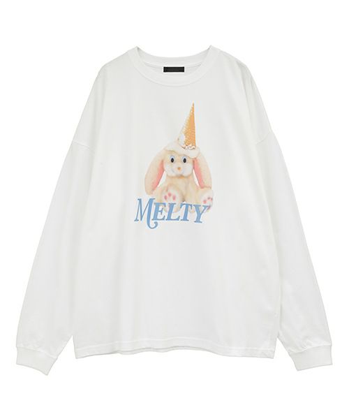 MELTY BUNNY BIG L/S TEE | Candy Stripper（キャンディ ストリッパー）｜オフィシャル通販サイトCANDY  STORE