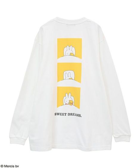 MIFFY SWEET DREAMS L/S TEE | Candy Stripper（キャンディ