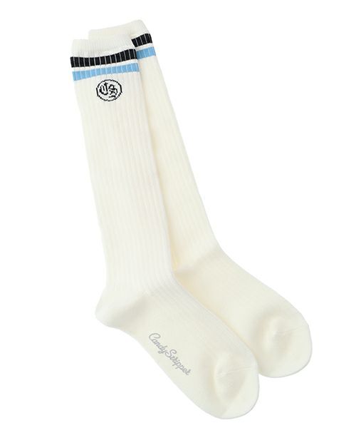 CS LINE RIB HIGH SOCKS | Candy Stripper（キャンディ ストリッパー